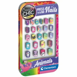 Clementoni Crazy Chic Press & Go Nagels - Dieren