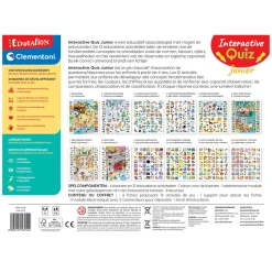 Clementoni Education - Interactieve Quiz Junior Leerspel