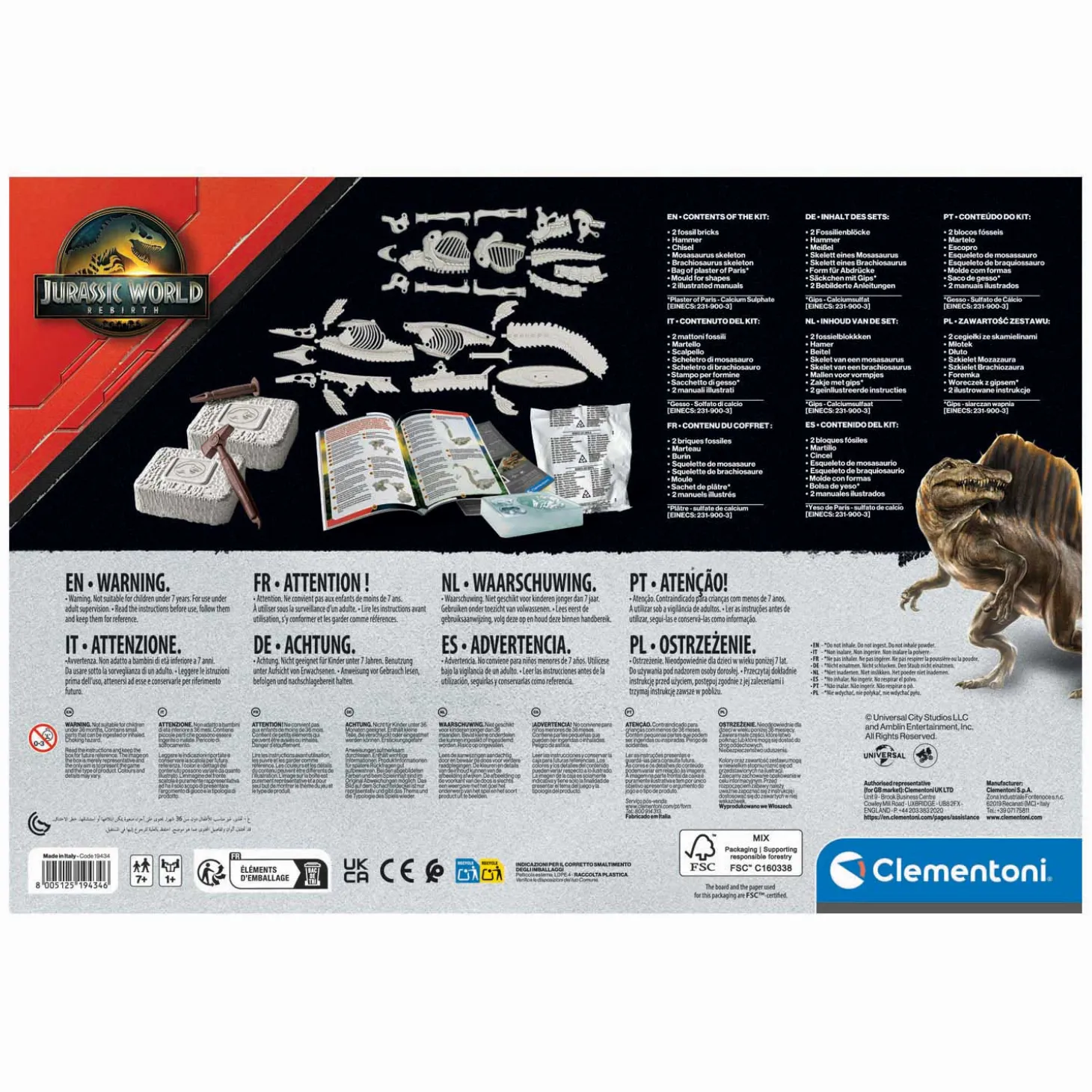Clementoni Jurassic World Opgraaf Set
