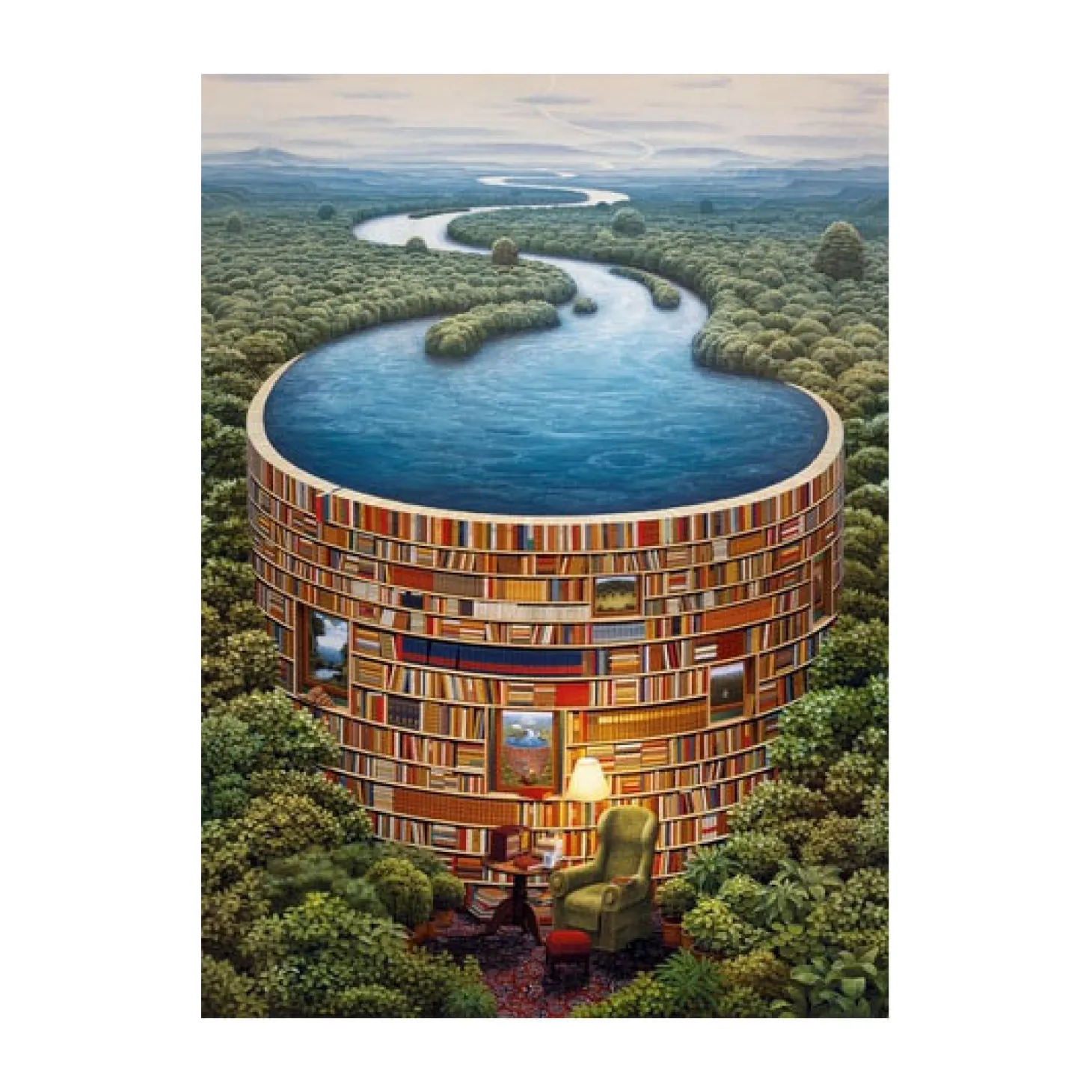 Clementoni Legpuzzel Bibliodame, 1000st.