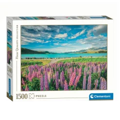 Clementoni Legpuzzel Bloemen bij Lake Tekapo, 1500st.
