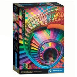 Clementoni Legpuzzel Compact Colorboom Trap, 500st.