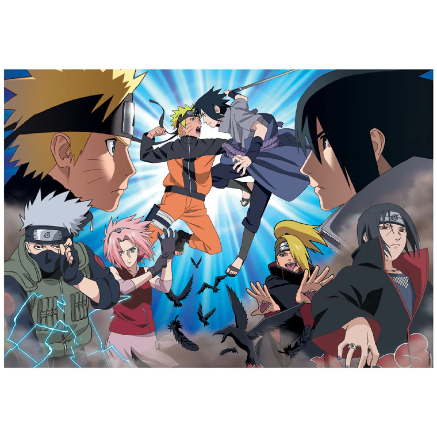 Clementoni Legpuzzel Cube Naruto, 500st.