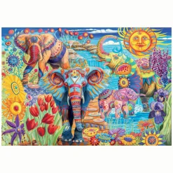 Clementoni Legpuzzel Elephants' Carnival, 500st.