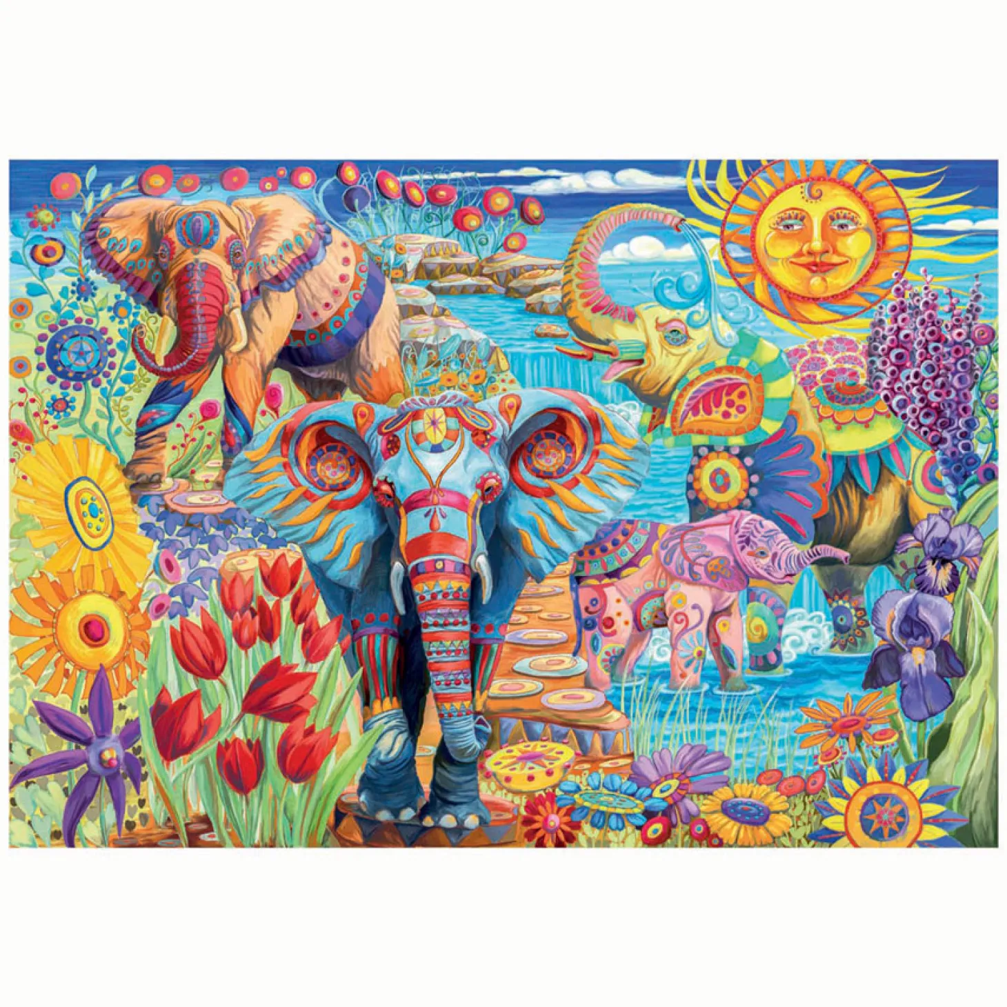 Clementoni Legpuzzel Elephants' Carnival, 500st.