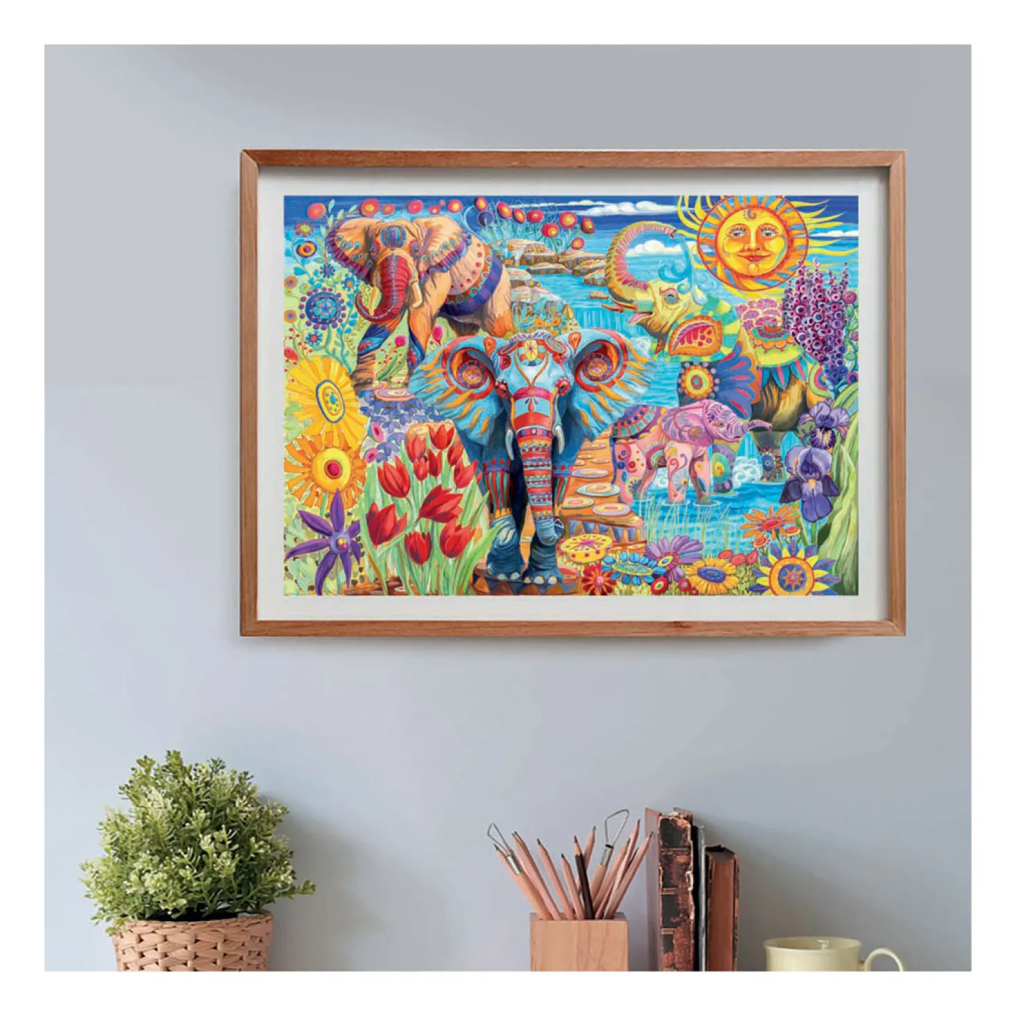 Clementoni Legpuzzel Elephants' Carnival, 500st.