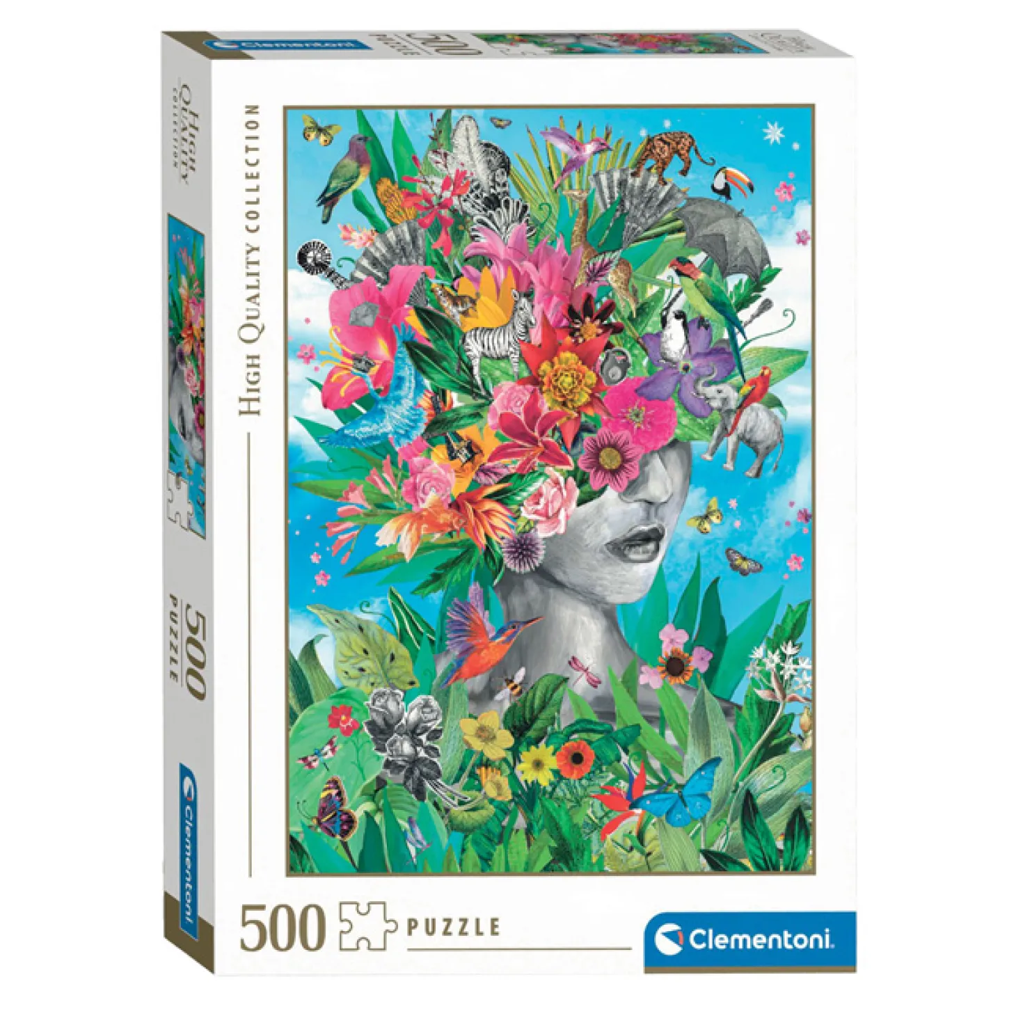 Clementoni Legpuzzel Head in The Jungle, 500st.