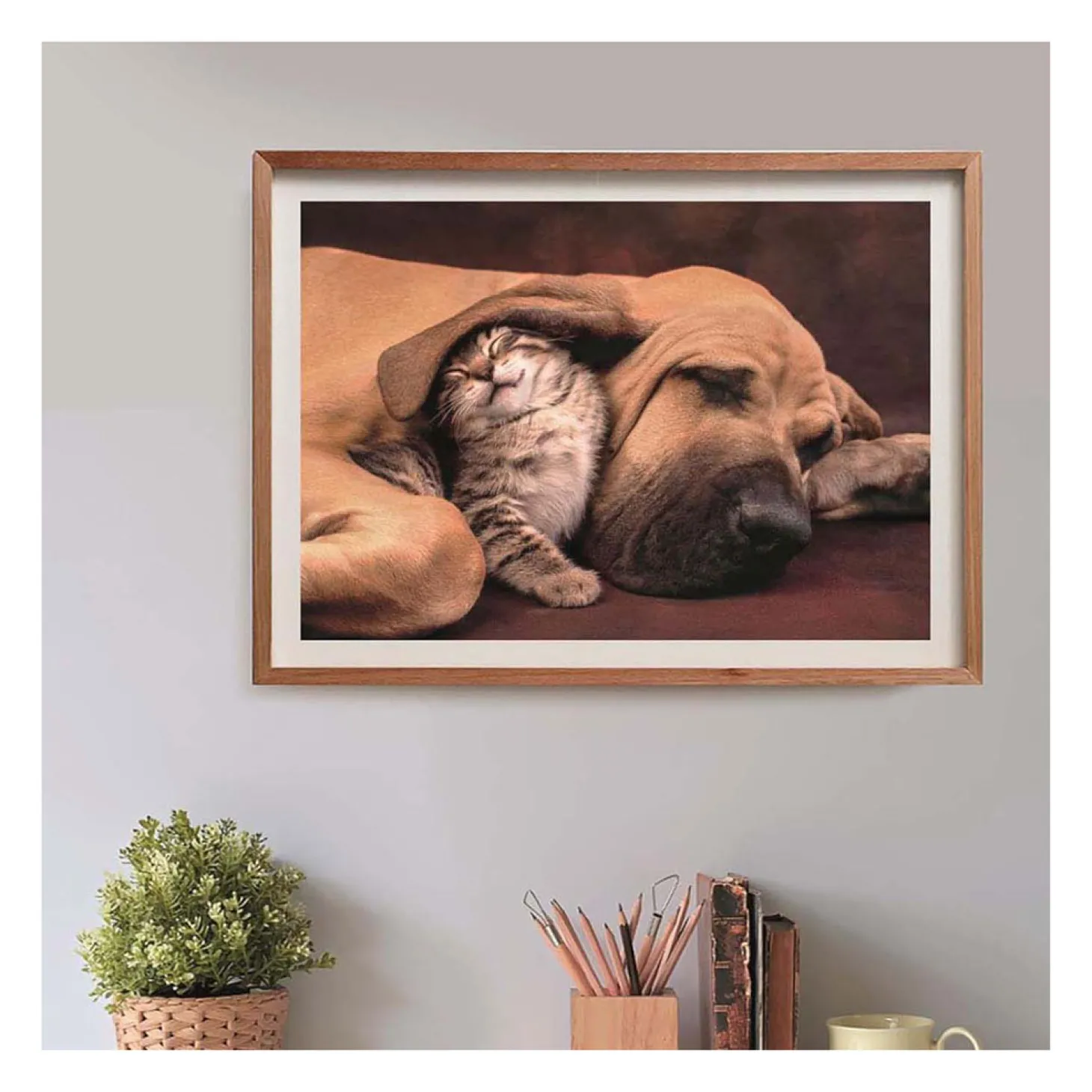 Clementoni Legpuzzel Hond en Kat, 500st.