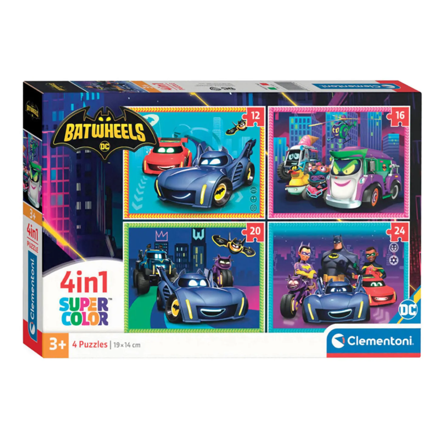 Clementoni Legpuzzel 4in1 Batwheels