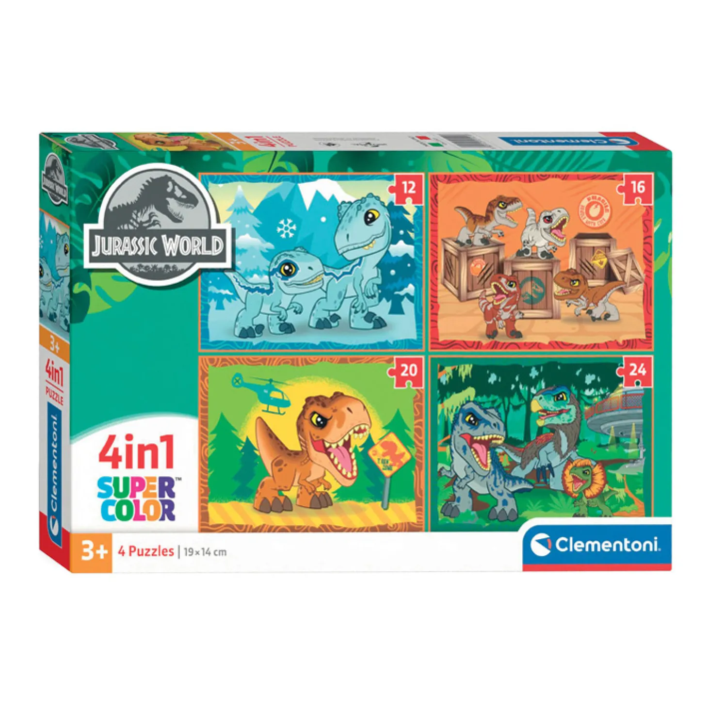 Clementoni Legpuzzel 4in1 Jurassic World