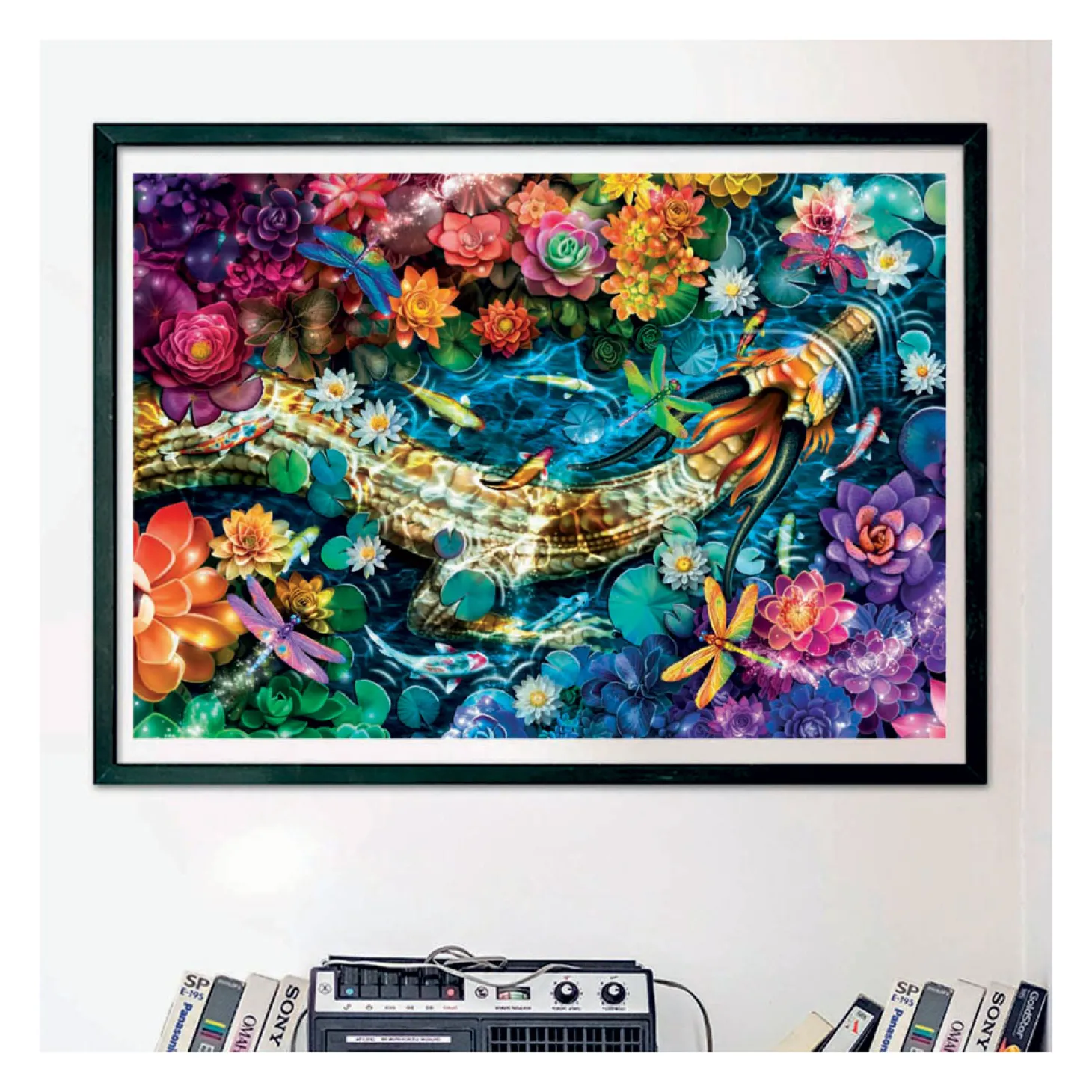 Clementoni Legpuzzel Kunstwerken Koi Rivier, 1000st.