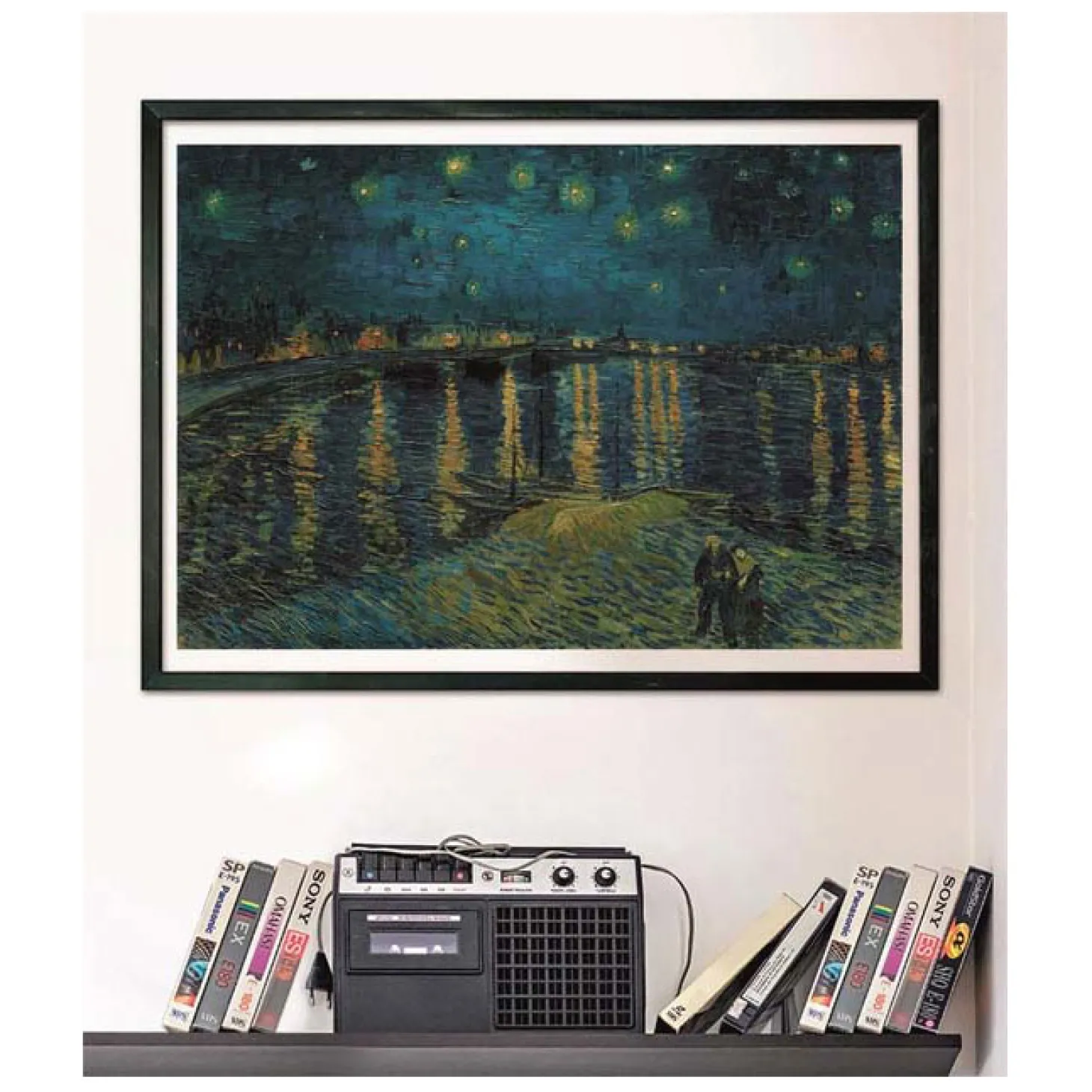 Clementoni Legpuzzel Kunstwerken Sterrennacht boven de Rhône, 1000st.