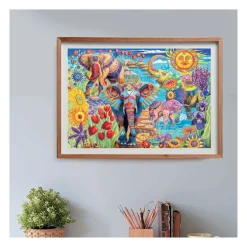 Clementoni Legpuzzel Kunstwerken Olifanten Carnaval, 500st.