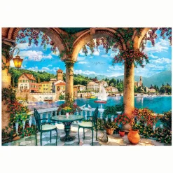 Clementoni Legpuzzel Kunstwerken Uitzicht op het Comomeer, 1000st.