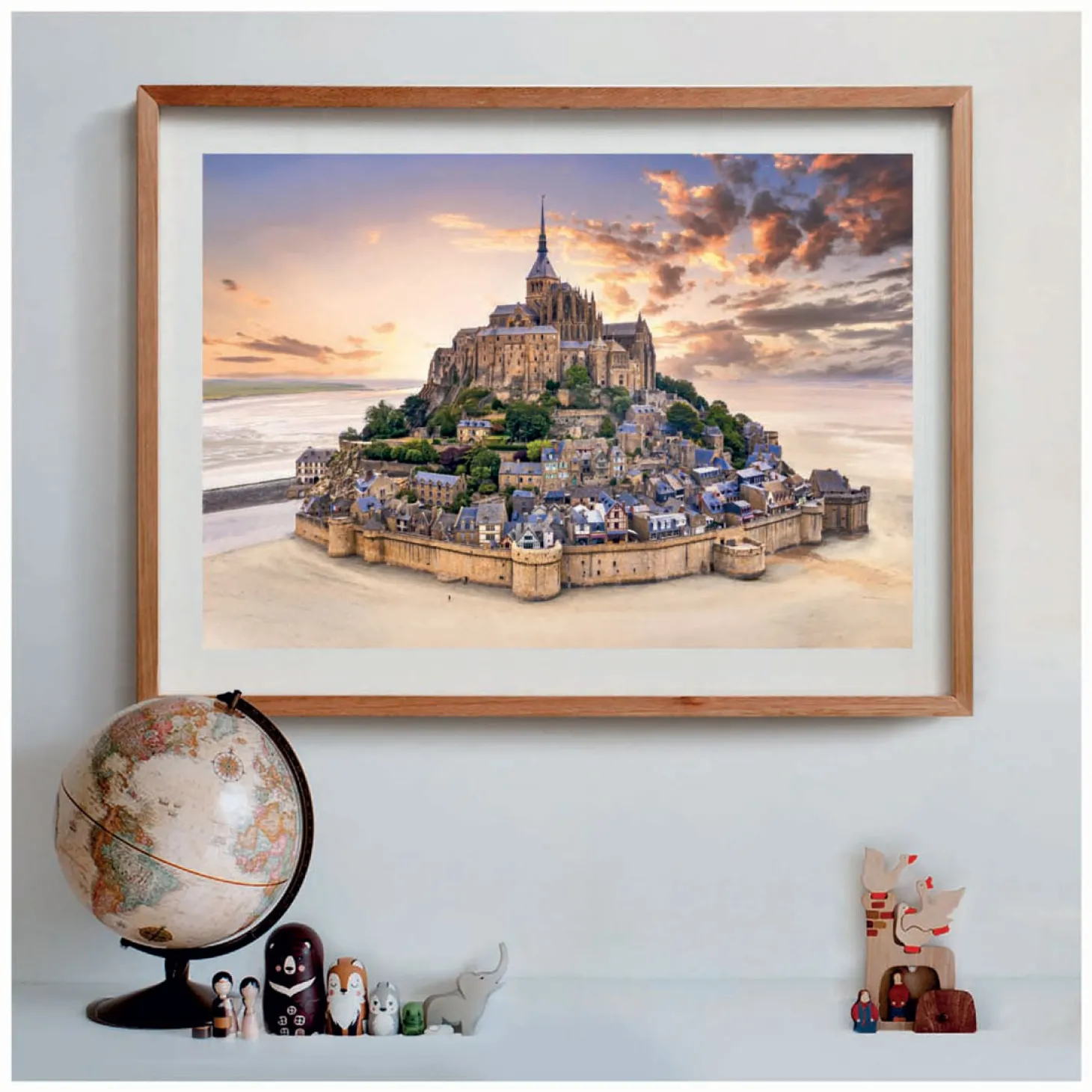Clementoni Legpuzzel Mont Saint-Michel, 1500st.