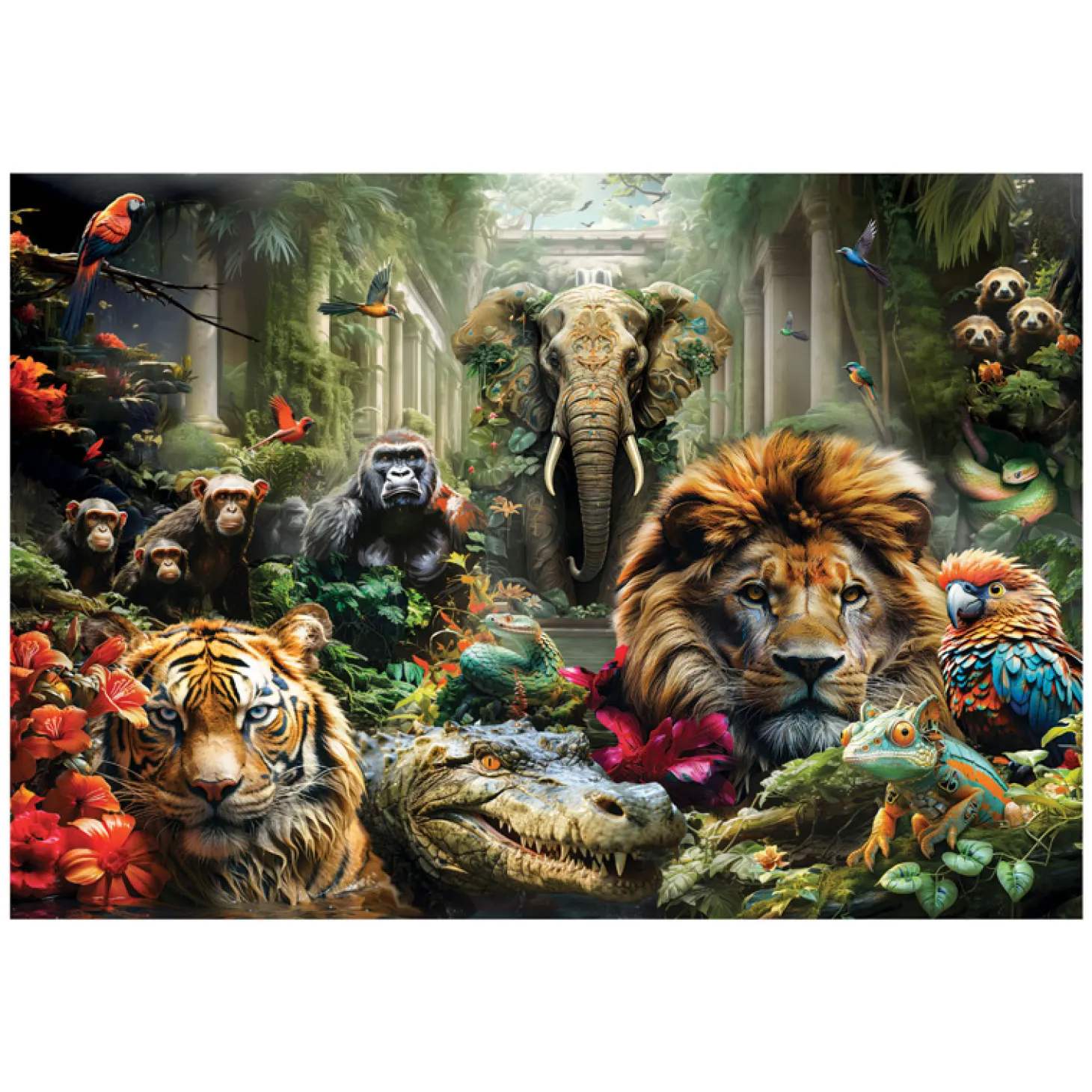 Clementoni Legpuzzel Mystic Jungle, 1000st.