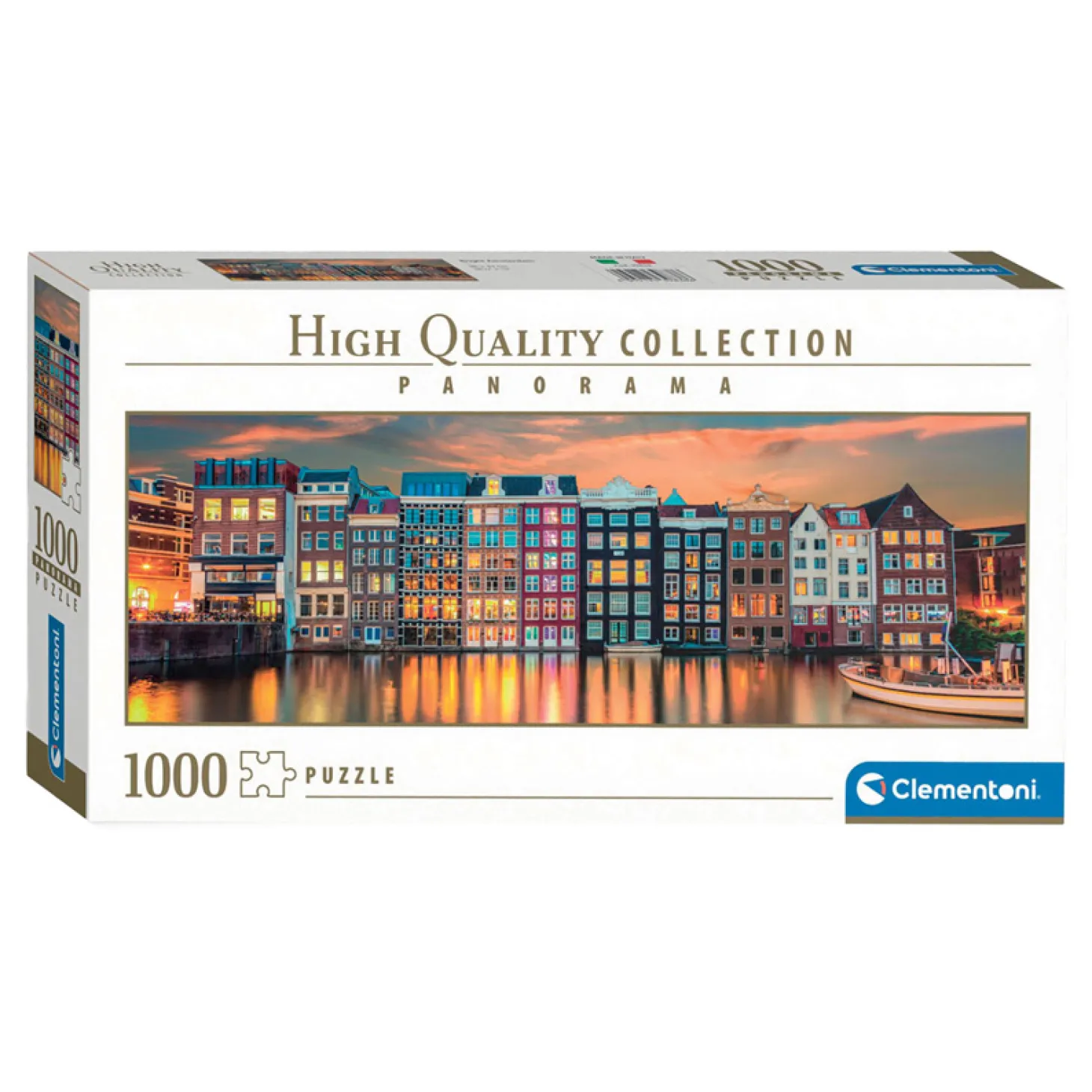 Clementoni Legpuzzel Panorama Bright Amsterdam, 1000st.