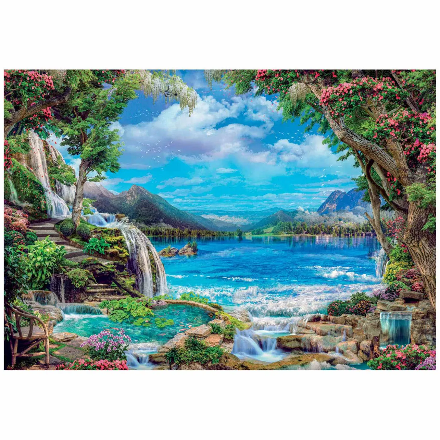 Clementoni Legpuzzel Paradise on Earth, 2000st.