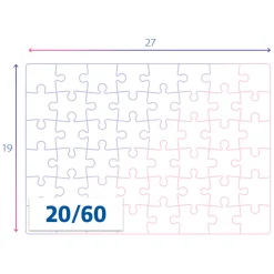 Clementoni Legpuzzel Paw Patrol, 2x60st.