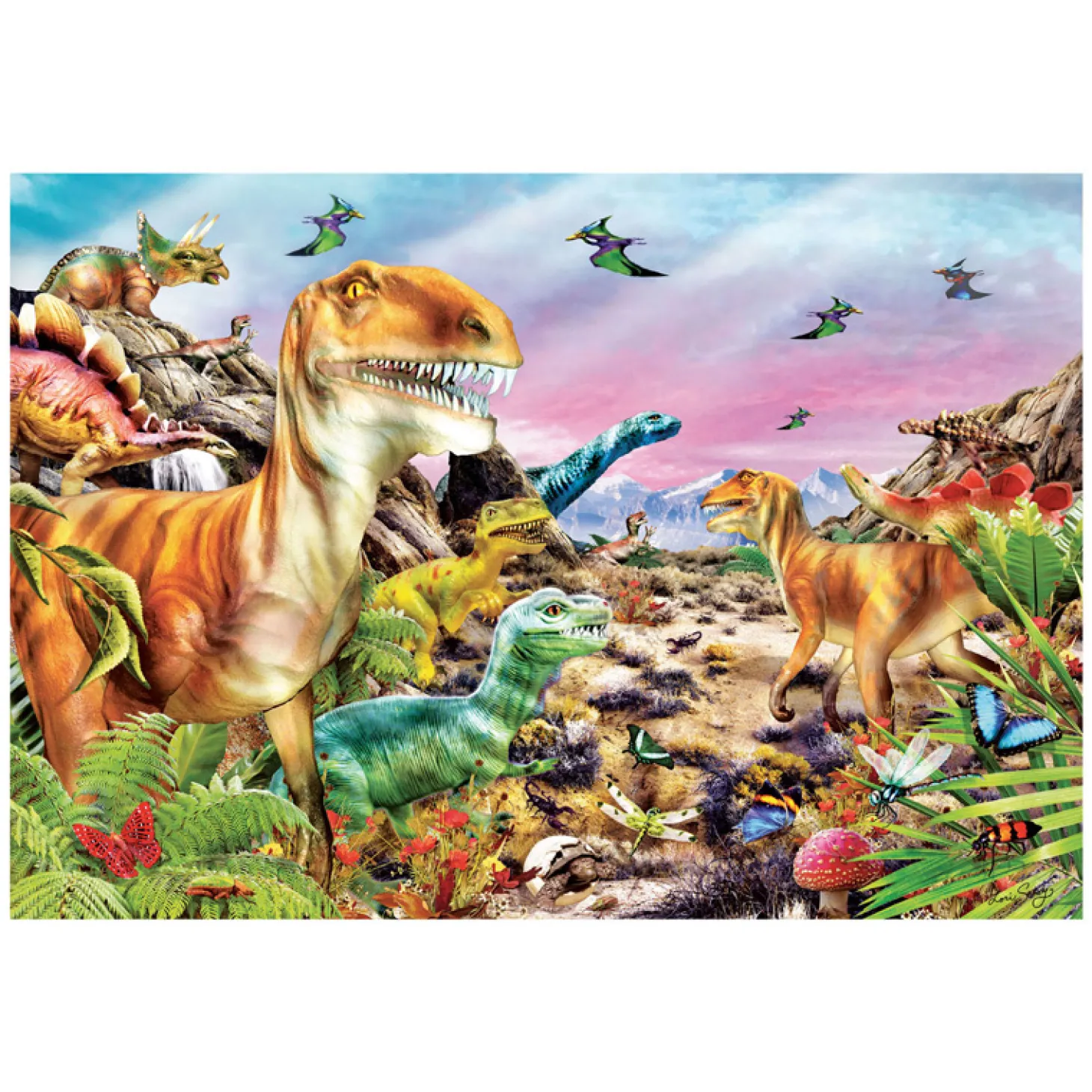 Clementoni Legpuzzel Super Color Trolls 3, 104st.