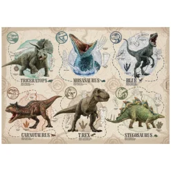 Clementoni Legpuzzel Super Color Jurassic World, 104st.