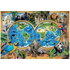 Clementoni Legpuzzel Super Color The Wonderful Animal World, 300st.
