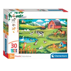 Clementoni Legpuzzel Super Color The Animal Farm, 30st.