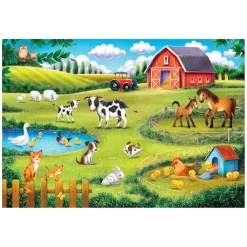 Clementoni Legpuzzel Super Color The Animal Farm, 30st.