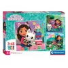 Clementoni Legpuzzel Super Color Vierkant Gabby's Poppenhuis, 3x48st.