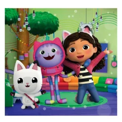 Clementoni Legpuzzel Super Color Vierkant Gabby's Poppenhuis, 3x48st.