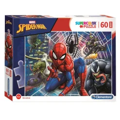 Clementoni Legpuzzel Super Color Maxi Spiderman, 60st.