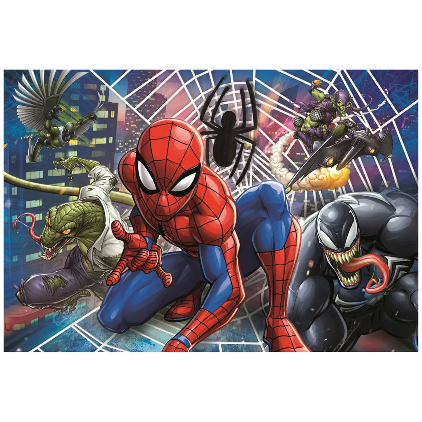 Clementoni Legpuzzel Super Color Maxi Spiderman, 60st.