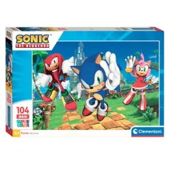Clementoni Legpuzzel Super Color Maxi Sonic, 104st.