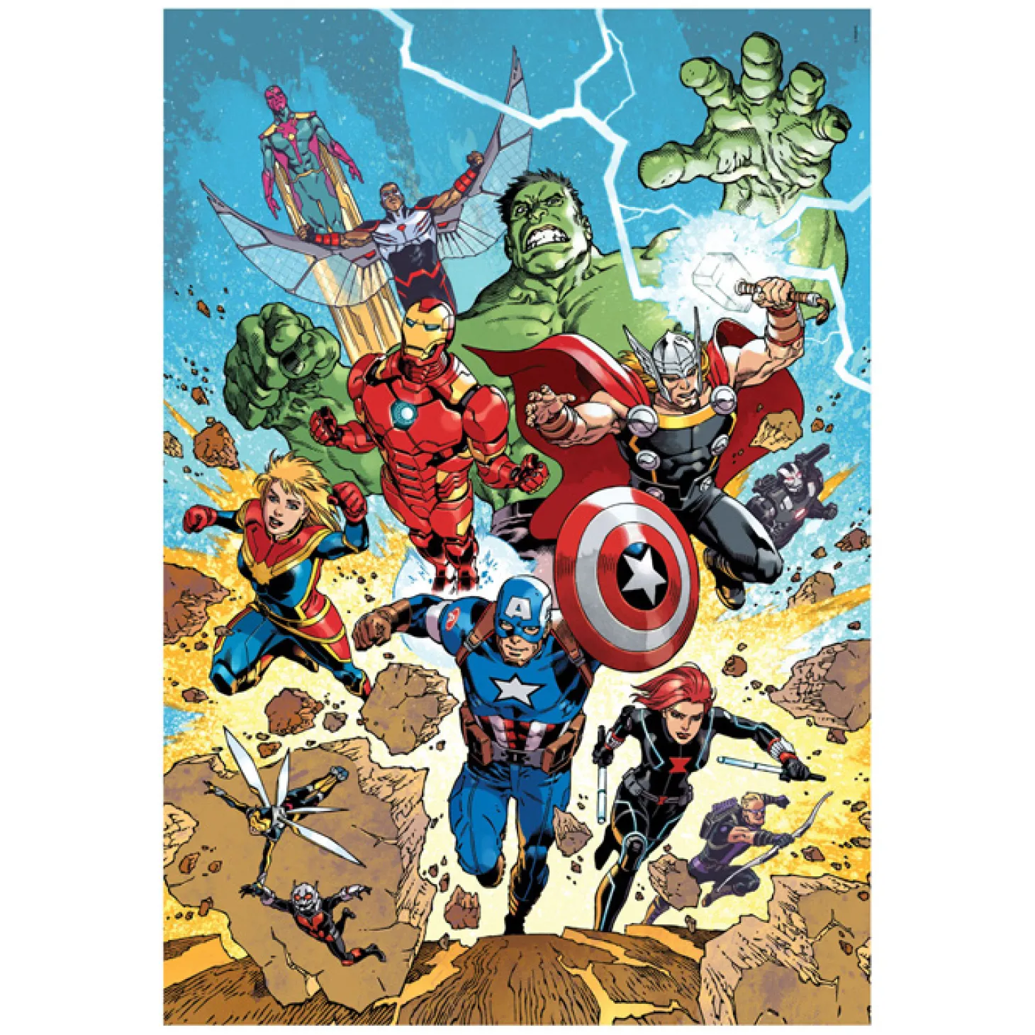Clementoni Legpuzzel Super Color The Avengers, 300st.