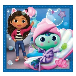 Clementoni Legpuzzel Super Color Vierkant Gabby's Poppenhuis II, 3x48st.