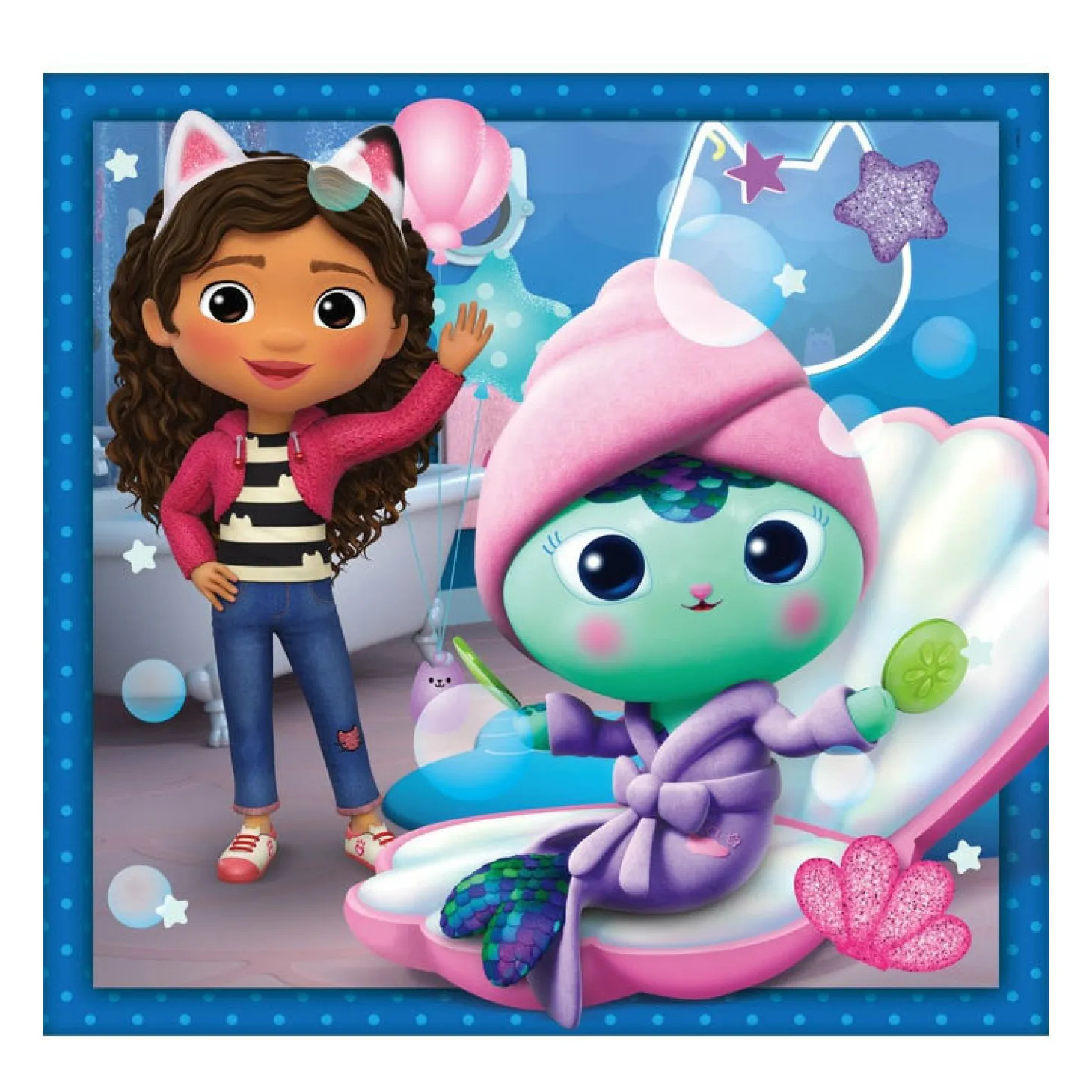 Clementoni Legpuzzel Super Color Vierkant Gabby's Poppenhuis II, 3x48st.