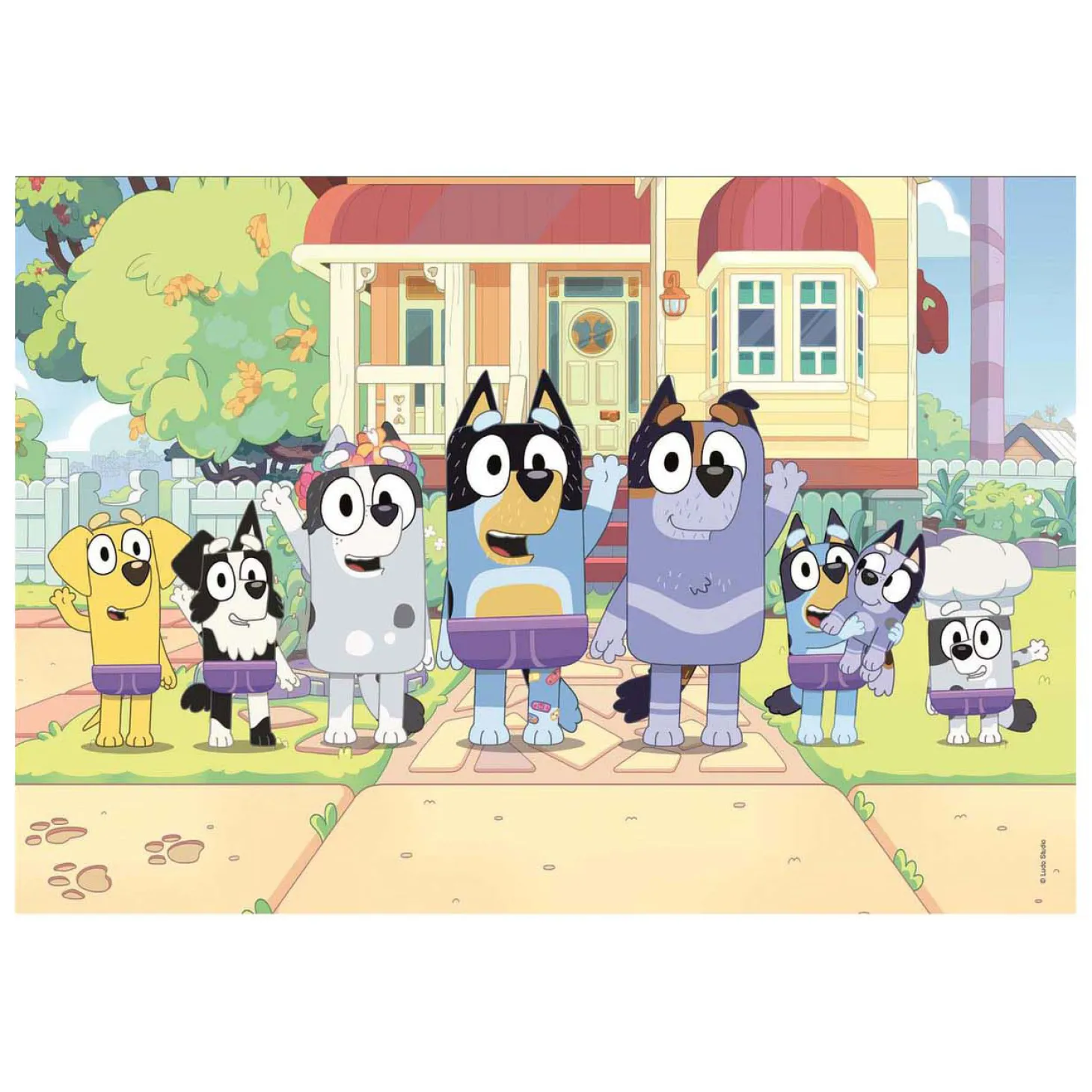 Clementoni Legpuzzel Super Color Bluey, 2x60st.