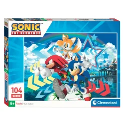 Clementoni Legpuzzel Super Sonic, 104st.