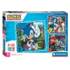 Clementoni Legpuzzel Super Color Vierkant Sonic, 3x48st.