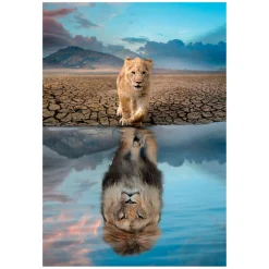 Clementoni Legpuzzel Super Color Self Reflection, 300st.