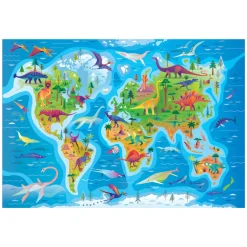 Clementoni Legpuzzel Super Color Dinosaurus Map, 180st.