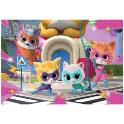 Clementoni Legpuzzel Super Color Super Kittens, 2x20st.
