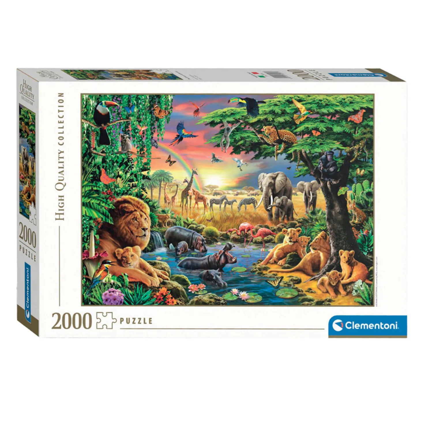 Clementoni Legpuzzel The African Gathering, 2000st.