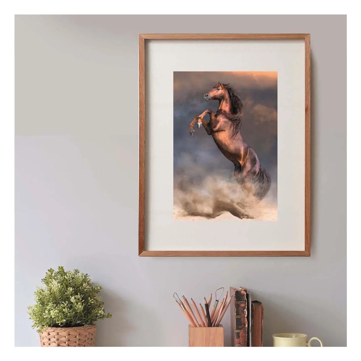 Clementoni Legpuzzel Wild Red Stallion, 500st.