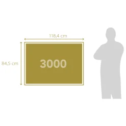 Clementoni Puzzel Antieke Wereldkaart, 3000st.