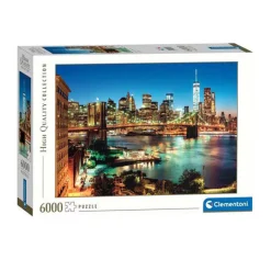 Clementoni Puzzel Brooklyn Bridge Lights, 6000st.