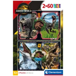 Clementoni Puzzel Jurassic World, 2x60st.