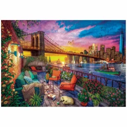 Clementoni Puzzel Manhattan Balcony Sunset, 3000st.