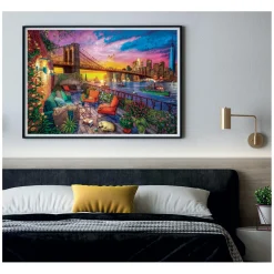 Clementoni Puzzel Manhattan Balcony Sunset, 3000st.