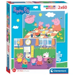 Clementoni Puzzel Peppa Pig, 2x60st.